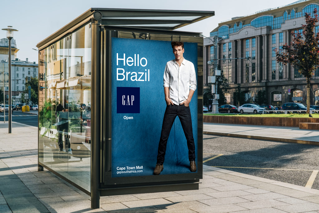 Gap, Hello Brazil bus shelter