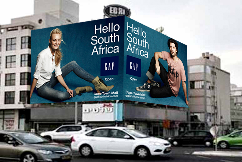 Gap, Hello South Africa billboard