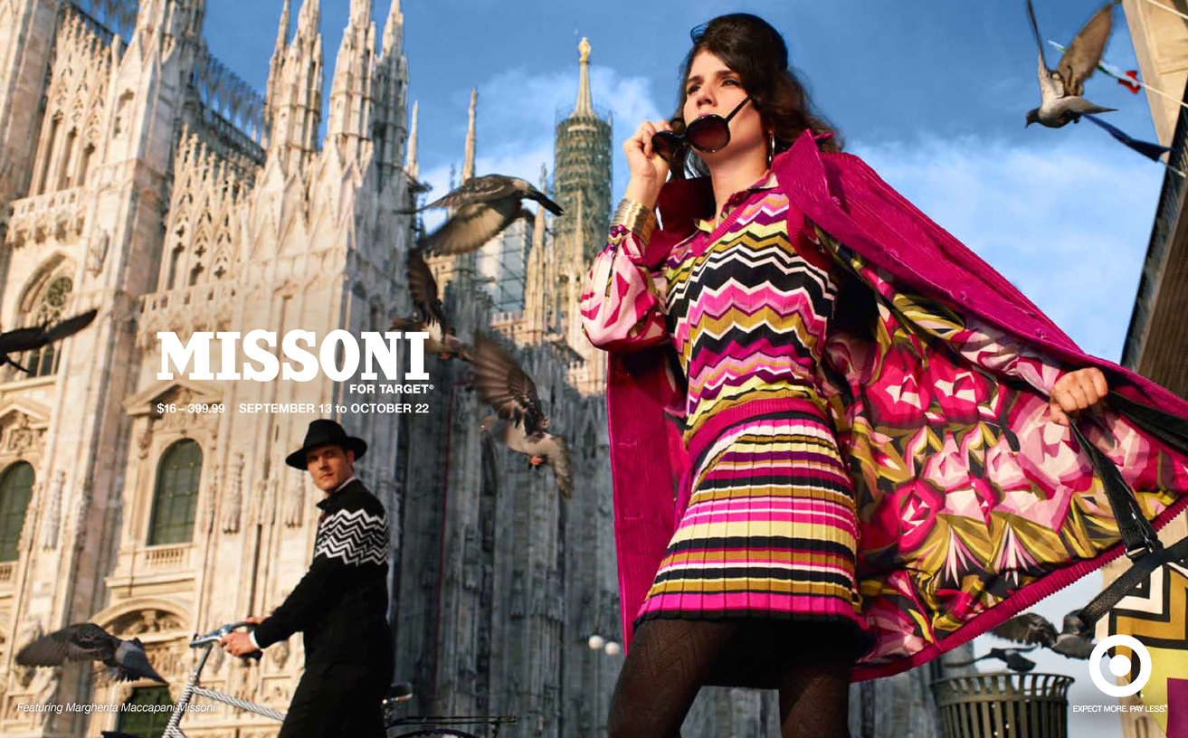 Target, Missoni for Target, Milan Cathedral spread ad