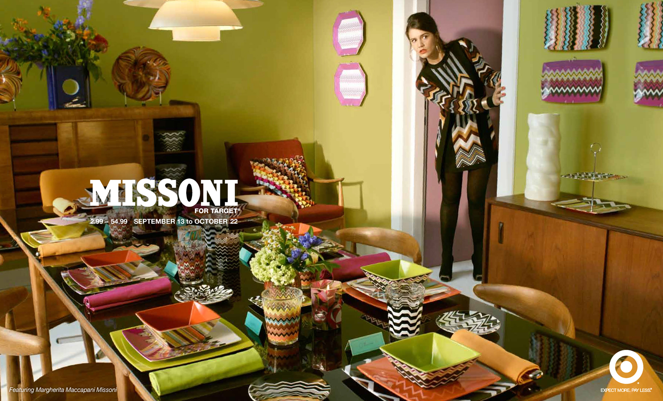 Target, Missoni for Target, dining room spread ad