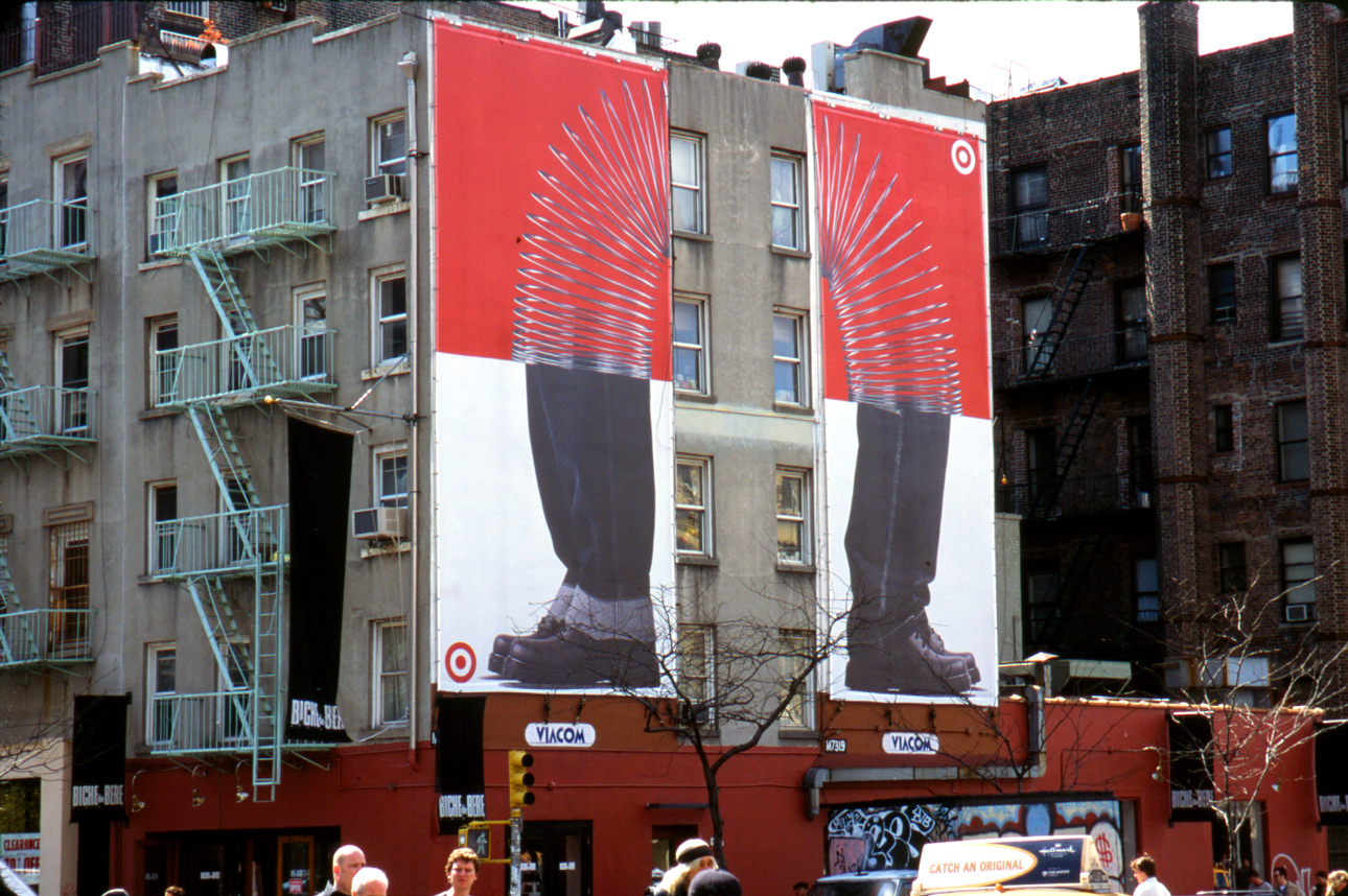 Target, Wants Needs '04, slinky billboard