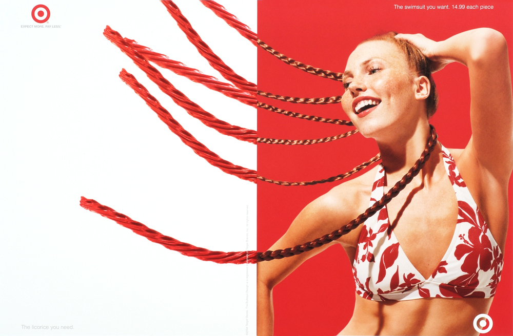 Target, Wants Needs '04, licorice campaign image