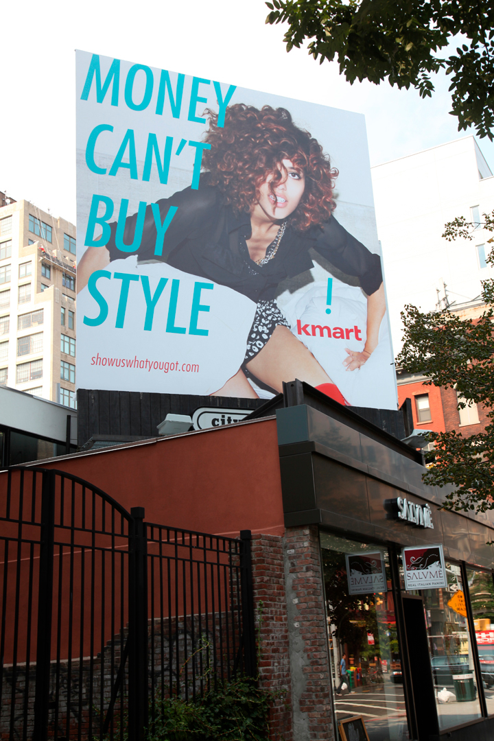 Kmart, Money Can't Buy Style, billboard