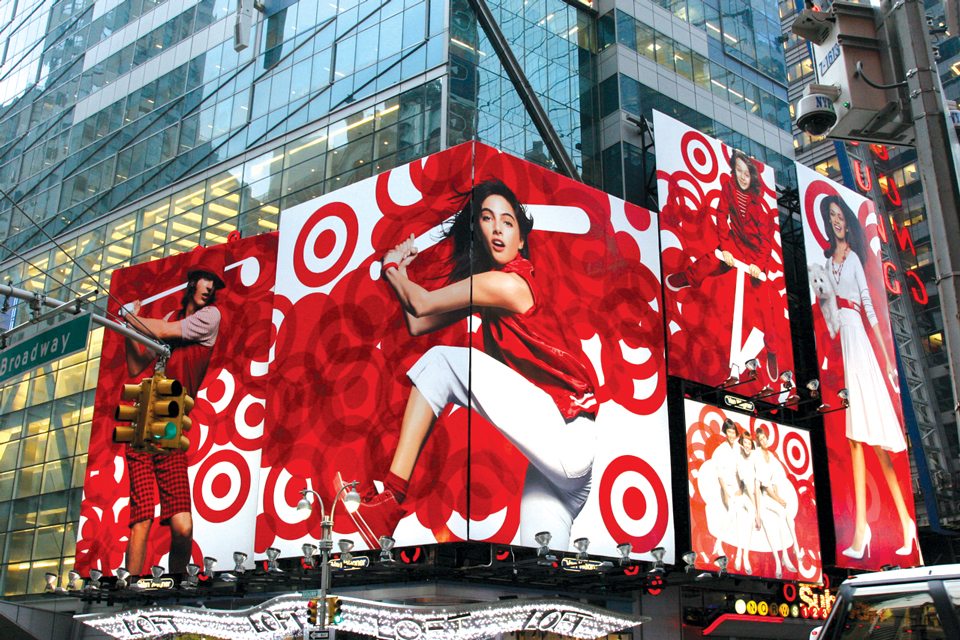 Target, Branding '08, Times Square Billboards