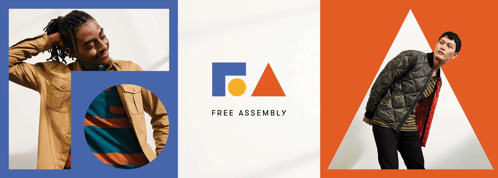 Free Assembly, Fall '20, Men's In-Store Sign