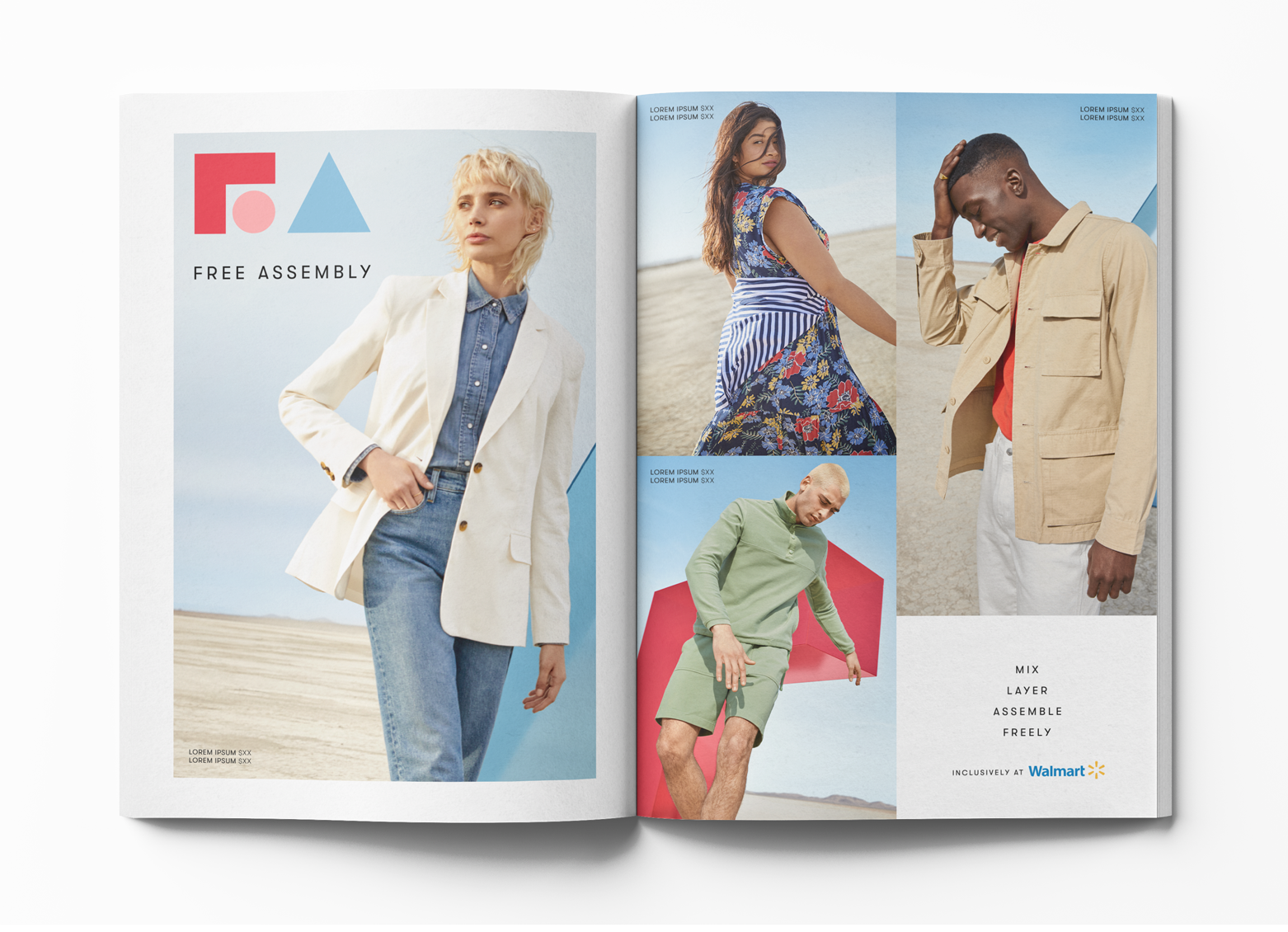 Free Assembly, Spring '21, Catalog spread
